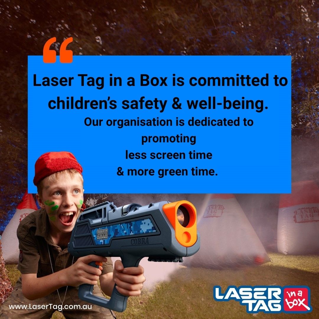 Laser Tag in a Box is committed to children's well being 