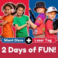 silent disco laser tag bundle deal