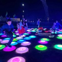 kids play with dance circles
