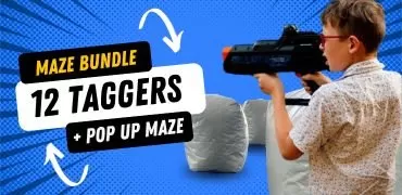 Fun Taggers 12 Pack + Maze