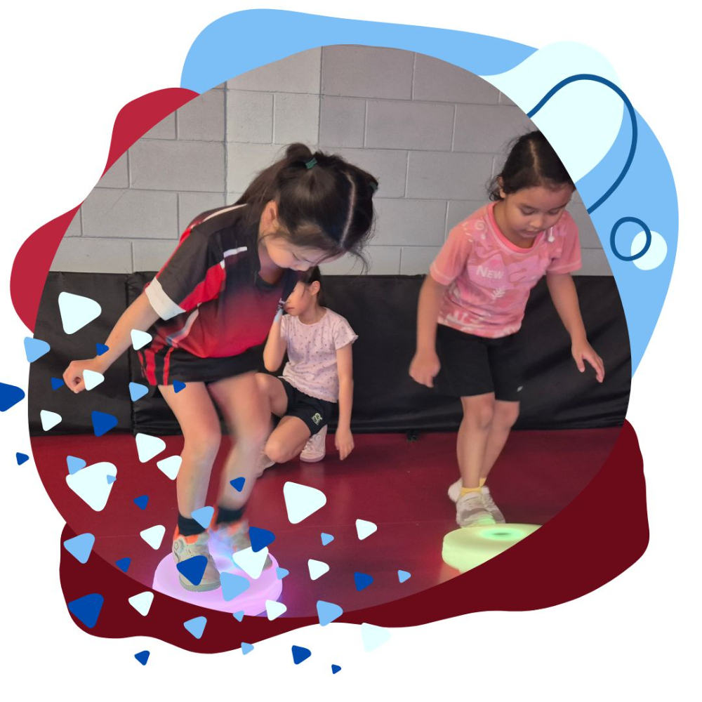 girls playing blink