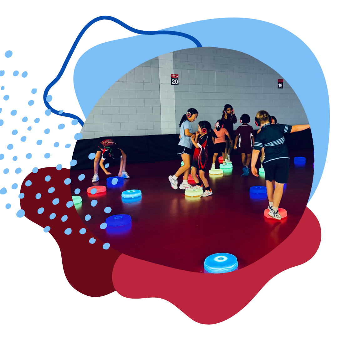 girls playing blink