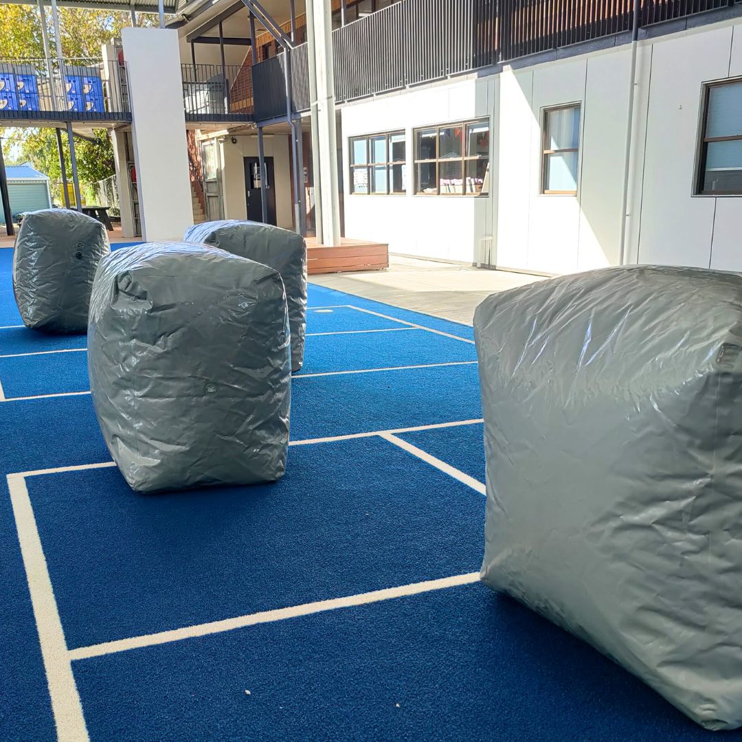 laser tag in the forest 